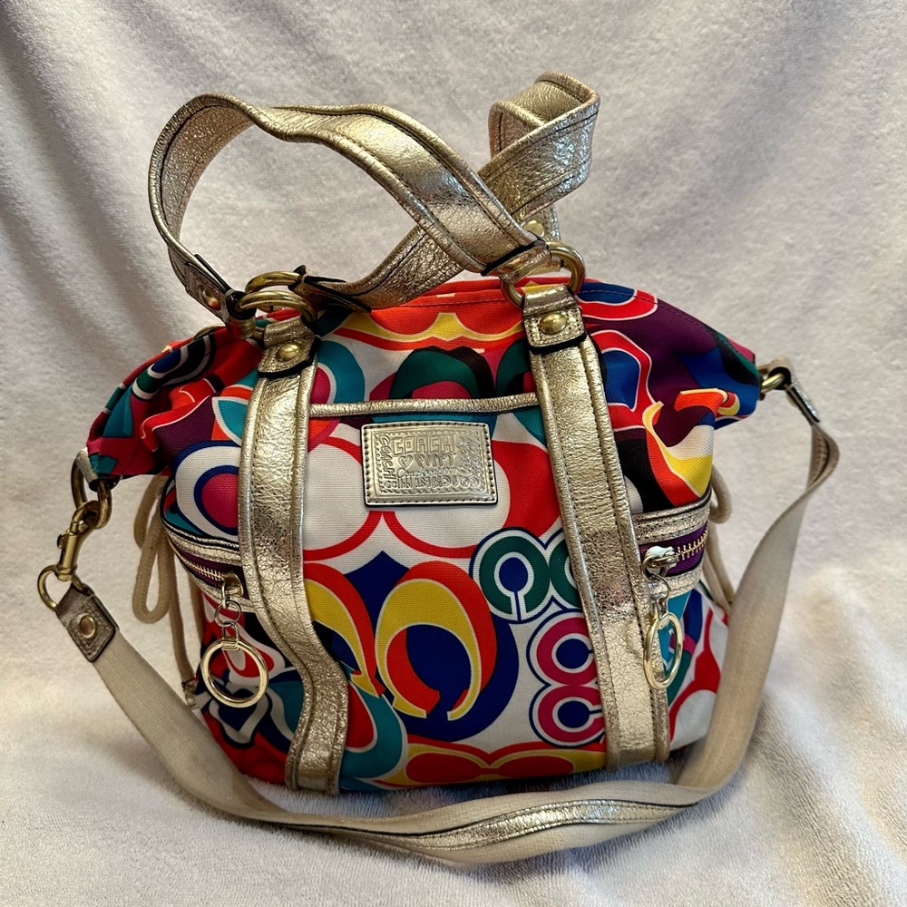 COACH POPPY Handbag Purse